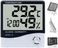 METEOROLOGICKÁ STANICA POČASIE TEPLOMER HYGROMETER SNÍMAČ VLHKOSTI LCD ALARM