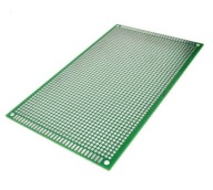 Univerzálna prototypová doska PCB 8x12 12x8 cm obojstranná, rozteč 2,54 mm