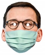 PAPIEROVÁ MASKA MATEUSZ MORAWIECKI S HIT MASKOU