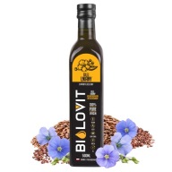 Ľanový olej lisovaný za studena, nerafinovaný, nefiltrovaný, 500 ml