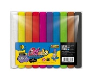 Krimpovaný hodvábny papier Pastello Multicolor 120x2000