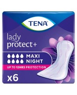 Tena Lady Maxi Night anatomické hygienické vložky 6 kusov