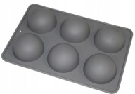 Silikónová forma VEĽKÉ POLOGULE 68mm ČOKOLÁDOVÉ GULIČKY