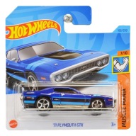 HOT WHEELS AUTO PLYMOUTH GTX '71 BLUE
