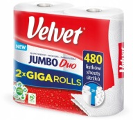 Zamatová papierová utierka JUMBO DUO A'2