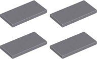 LEGO dlaždice 2x4 tmavosivá 4560184 87079 - 4ks