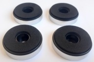 4x POUZDRO NOHY, priemer 40mm, MASIVNY STRIEBOR