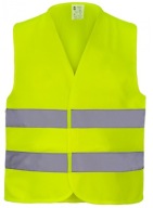 CESTNÁ VÝSTRAŽNÁ VESTA, ŽLTÁ, REFLEXNÁ, XL