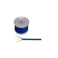 Kábel 2xRCA 4mm modrý / KAB0208