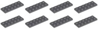LEGO 3795 TANIER 2x6 tmavosivá NOVINKA (15g) 8 ks