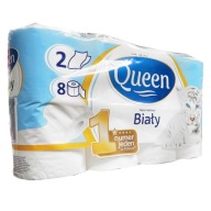 KRÁĽOVSKÝ TOALETNÝ PAPIER, BIELY, 2 VRSTVOVÝ, 8 VALCOV