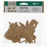 Sada kartónových tvarov Psíkov 5 kusov 12x6cm