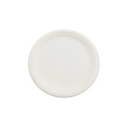 Tanier z cukrovej trstiny, okrúhly, biely, 17 cm, 50 ks