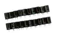 470uF 16V 470 µF 16V 85°C JEDNOTNÝ (20 KS) ELEKTROLYTICKÝ KONDENZÁTOR