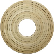 Sada drevených ráfikov 10 ks ECO Kruh