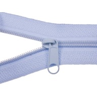 Zipsová páska SVETLOMODRÁ špirála 3 25 zipsov +10 metrov Zips na obliečky