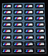 ZNAK ODZNAK BMW M POWER LOGO PACK 17x9 chróm 1 ks