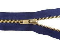 Zips, kovový zips, rozloženie 5, námornícka modrá, 45 cm