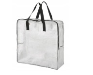 Priehľadná taška IKEA Dimpa 62x22x65cm