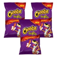 Cheetos Crunchos Flamin' Hot pikantné kukuričné ​​lupienky 3x 80 g
