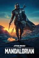 MANDALORIAN Hviezdne vojny plagát plagáty 61x91,5 cm