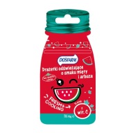 Cukríky BEZ CUKRU Dražé Vodný melón Mätový 16g.