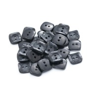 Gombíky 13mm dva otvory 10ks čierne
