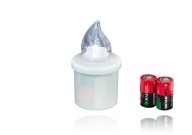 INŠTALÁCIA LED SVIEČKY R14 1920 hodín, BIELE farba