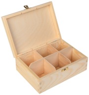 Drevená krabička na čaj darčeková BOX
