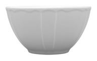 Lubiana Maria, biela porcelánová šalátová misa, 13 cm, jemný reliéf