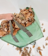 TAŠKA 50x30x50 MINI Big Bag na lístie, drevo