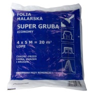 LDPE STAVEBNÁ FÓLIA 4*5M, EXTRA PEVNÁ (HRÚBKA: CCA 4)