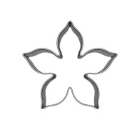 Formička na kvety Clematis 5 cm na vykrajovanie koláčikov