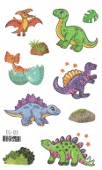 Umývateľné tetovanie pre deti GLITTER DINOSAURS EG123