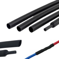 1 m TEPELOM ZMRŠŤOVACIA TUBE IZOLAČNÁ KOŠEĽA 3,5 mm 1,75 mm OCHRANNÁ ČIERNA