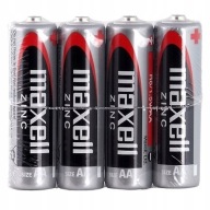 4 x BATÉRIE MAXELL zinok R06 AA 1,5V PRSTOVÉ BATÉRIE
