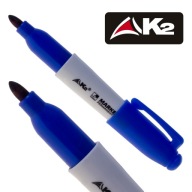 Mini permanentný popisovač fixka s plsteným hrotom K2 modrá 1 ks