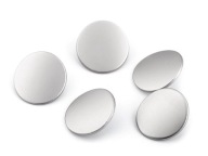 KOVOVÝ gombík, matný kabát, kabátik, 20mm, STRIEBORNÝ