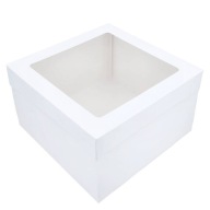Tortička Dekoratívne balenie 25x25 S okienkom Kartónová torta pre hostí
