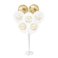 Communion Balloons Communion Balloons Sada balónikov na stojane 7 ks