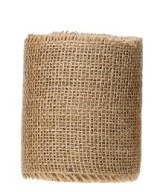 Jutová stuha, prírodná jutová stuha, 10 cm, 5 m