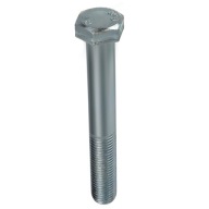 DIN 931 skrutka M20x140 trieda 8,8 pozink. biely
