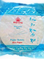 Guľatý ryžový papier 22cm, 500g - Hiep Long