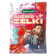 BAKALLAND Akademia Pana Kleksa BUZIKO JAHODOVÉ ŽELÉ BEZ ŽELATÍNY 34G
