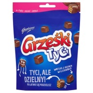 Grześki Tyci Oblátky so smotanou v čokoláde 120 g