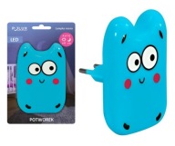 Nočná lampa Polux BLUE MONSTER