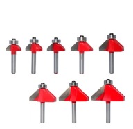 Fréza na drevo na úkosy 45 stupňov, 30,96 mm, stopka 6 mm
