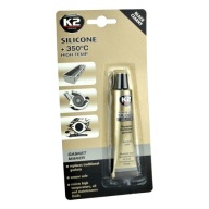 K2 ČIERNY SILIKÓN VYSOKOTEPLOTNÝ +350°C 85g