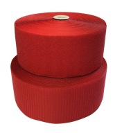 VELCRO PÁSKA VELCRO 10cm OBOJSTRANA ČERVENÁ 100mm - 1mb