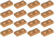 LEGO PLATE 3023 1x2 nugát pr. NOVINKA (6g) 16 ks.